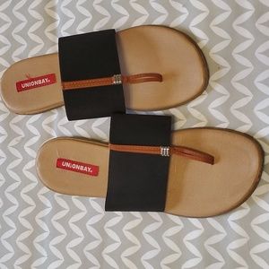Black & Tan Sandals